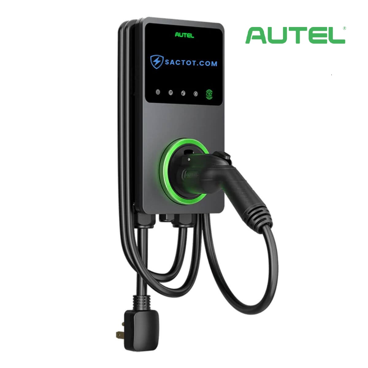 Bộ sạc ô tô điện cố định Autel MaxiCharger AC Elite Home 10kW 40A, cổng SAE J1772