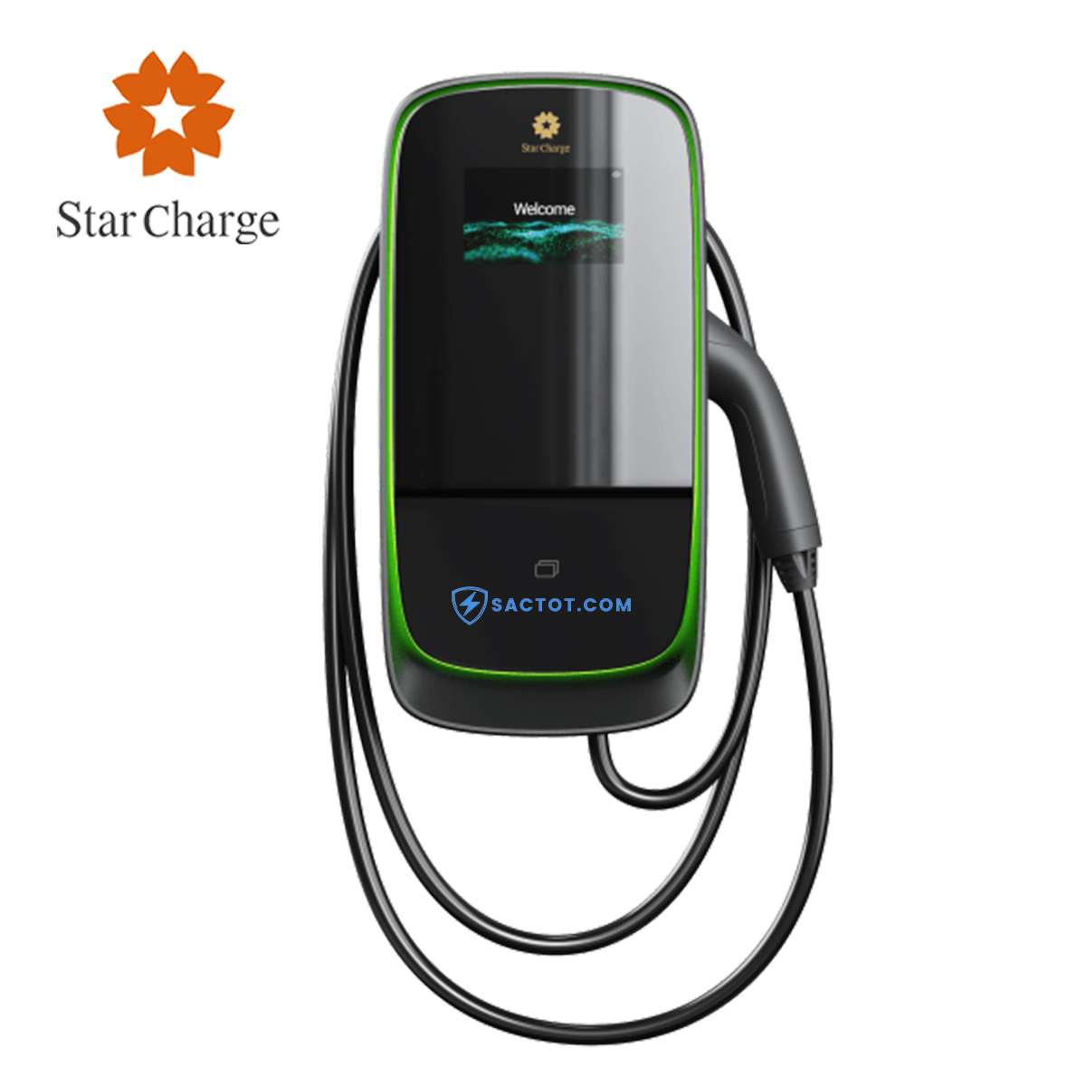 Sạc ô tô điện cố định 22kW Star Charge Arc 22 (AC, 32A, 3 pha, cổng Type 2)