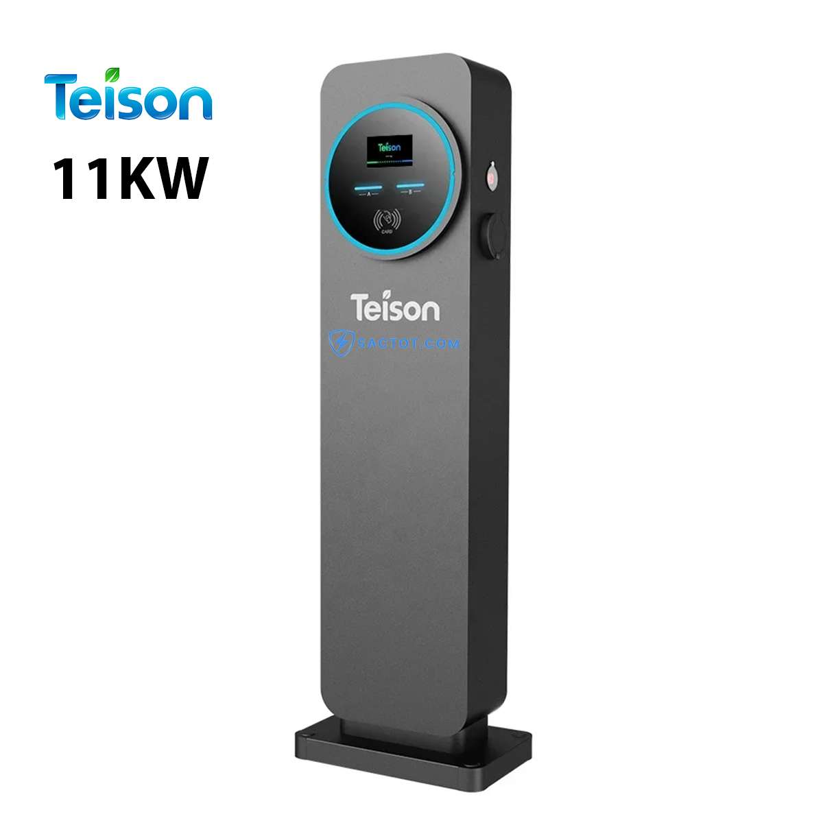 Sạc ô tô điện cố định 11kW Teison Smart OCPP Twins TS-EVC11-002C-002 (AC, 16A, 3 pha, 2 cổng Type 2)