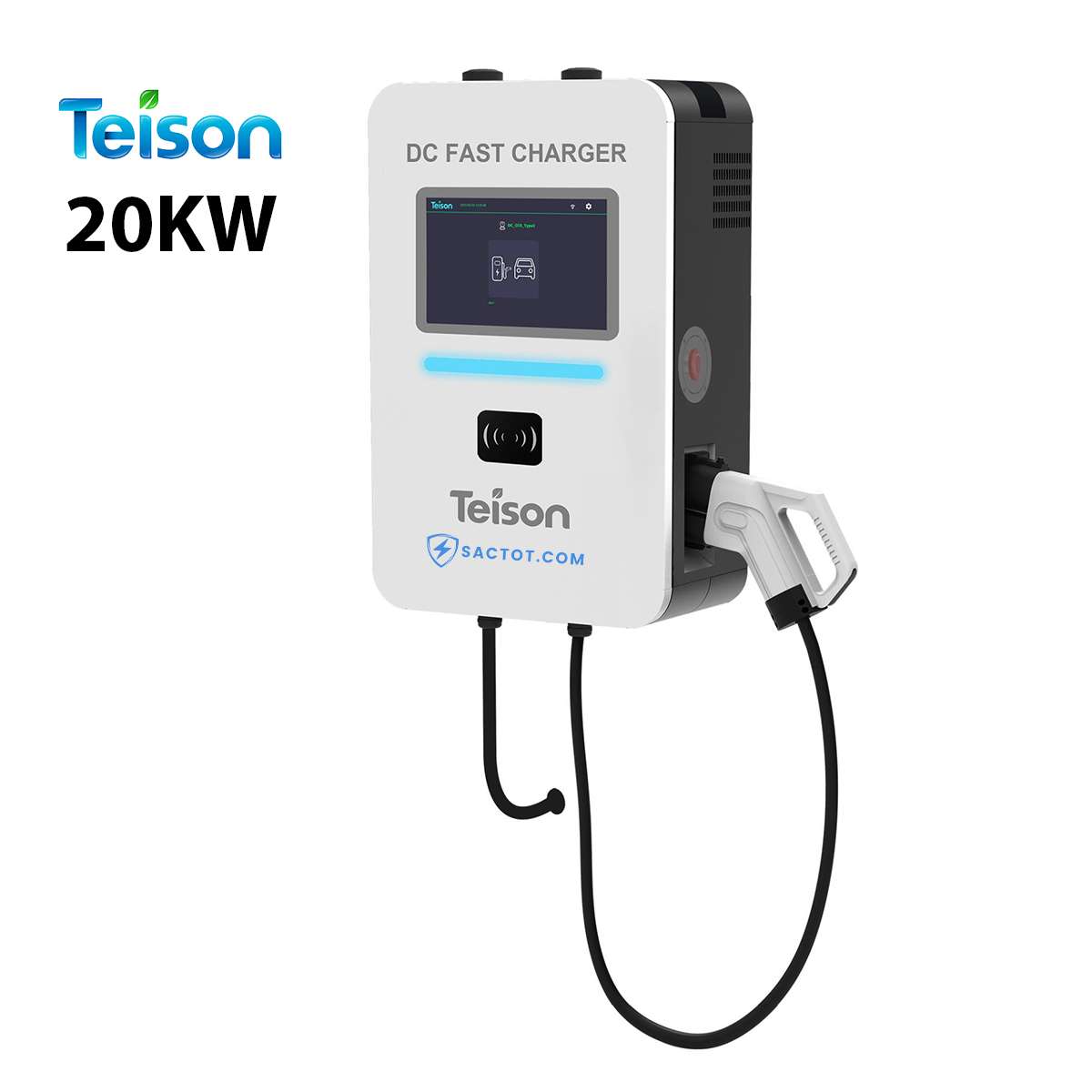 Sạc ô tô điện cố định 20kW Teison TS-EDW20-001 (DC, 66A, 3 pha, cổng CCS2)